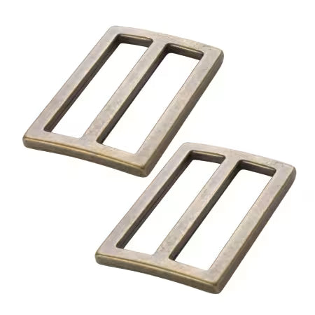 ByAnnie 1-1/2" Antique Brass Widemouth Sliders, Set of 2