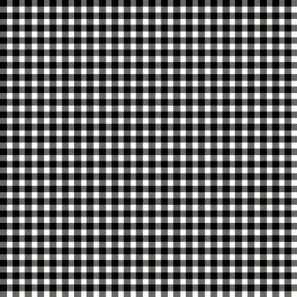 Harvest Rose Flannel in Gingham Black by Maywood Studio