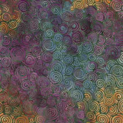 Reflections Swirls Green Pineneedle