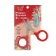 Perfect Scissors Red 3-3/4in Small Curved Micro-Serrated Non-slip Blade - KKBPSC