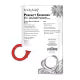 Perfect Scissors Red 3-3/4in Small Curved Micro-Serrated Non-slip Blade - KKBPSC