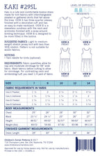 Kaki Knit Dress Pattern - Children's Corner (Sizes 6mo-6 & 7-14 yrs)