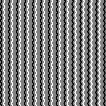 KimberBell Basics Gray Wavy Stripe for Maywood Studio