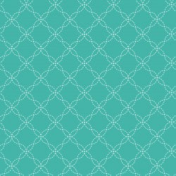 KimberBell Basics in Teal with Lattice for Maywood Studio