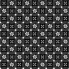 KimberBell Basics Black Dotted Circles for Maywood Studio