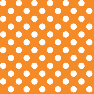 KimberBell Basics in Orange with White Dots for Maywood Studio