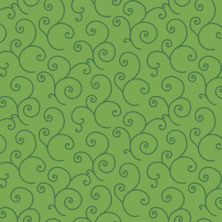 KimberBell Basics Scroll in Green Tonal for Maywood Studio