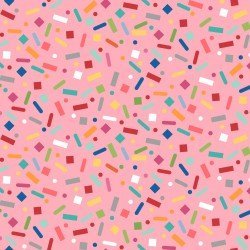 KimberBell Sprinkle of Sunshine on Pink with Confetti for Maywood Studio