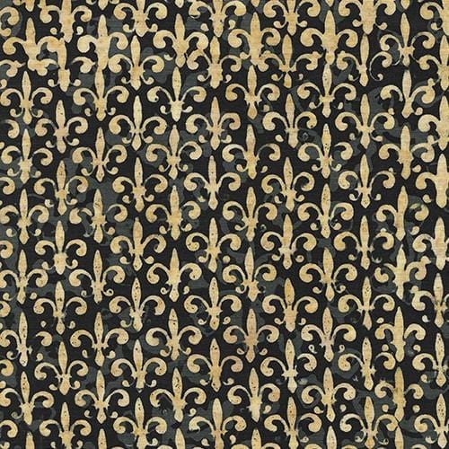 Kings Castle Fleur de Lis Black Slate