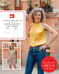 Sintra Halter Top & Dress Sewing Pattern