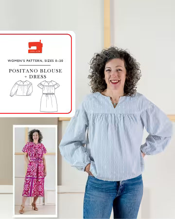 Positano Blouse & Dress Sewing Pattern