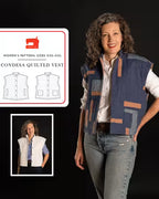Condesa Quilted Vest Sewing Pattern | Liesl + Co.