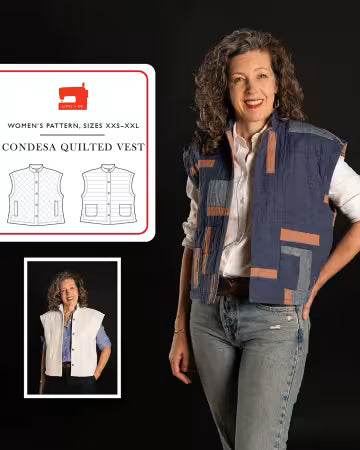 Condesa Quilted Vest Sewing Pattern | Liesl + Co.