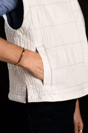 Condesa Quilted Vest Sewing Pattern | Liesl + Co.