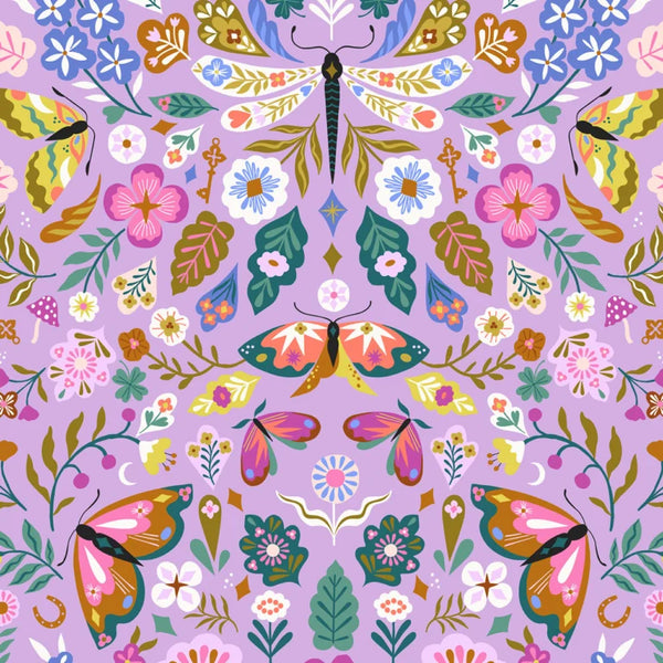 Dragonfly Dance from the Lucky Charms Collection by Bethan Janine for Thread & Ink Design Studio
