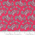 Lipstick Cowgirl Red Paisley