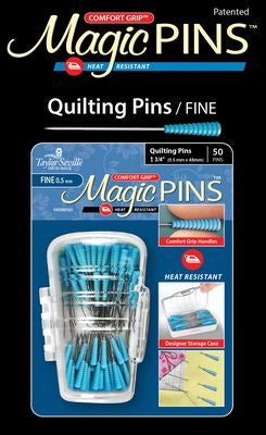 Taylor Seville Magic Pins Quilting Fine 50 pc