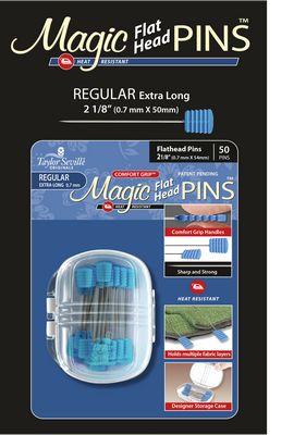 Taylor Seville Magic Pins Flat Head Regular 2 50 pc