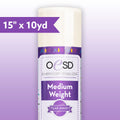 OESD Medium Weight TearAway Stabilizer 15in x 10yd