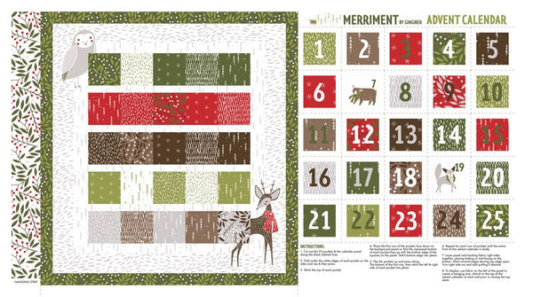 Merriment Advent Calendar Panel