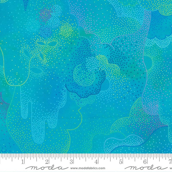 Auras Pointalism Turquoise