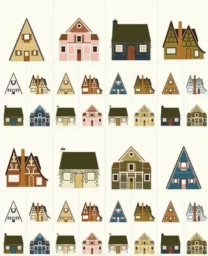 Quaint Cottage Panel Multi