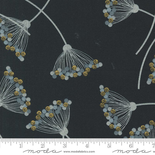 Shimmer Metallic Ebony Dandelion