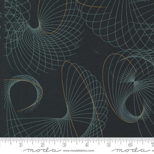 Shimmer Metallic Ebony Spiral