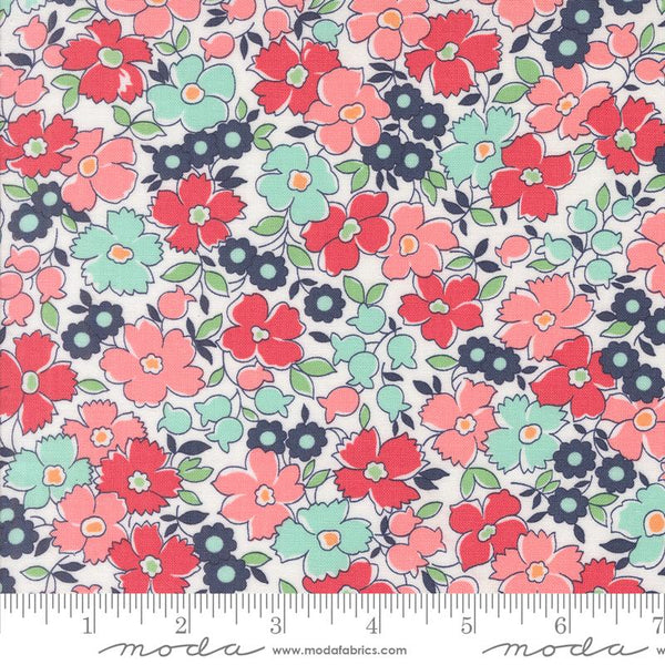 Summertime Cream Multi Floral