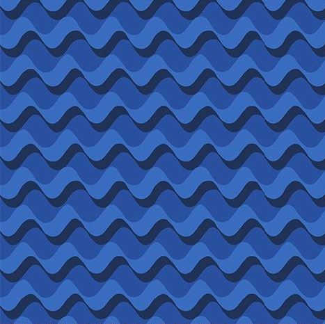 Water Ripple Blue Ribbon