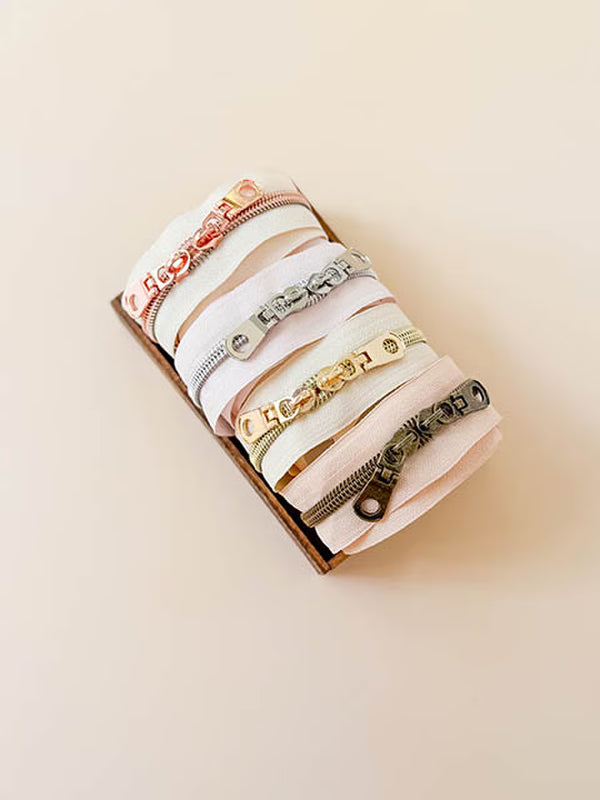 Minki Kim 30" Butter Cream Zipper Set - 4pc