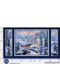 Cozy Evening Panel - Nature's Noel by P&B Textiles
