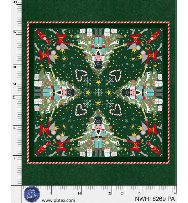 Nutcracker Panel - Nutcracker Whimsy by P&B Textiles