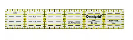 Omnigrid Ruler 1" x 6" - OG1