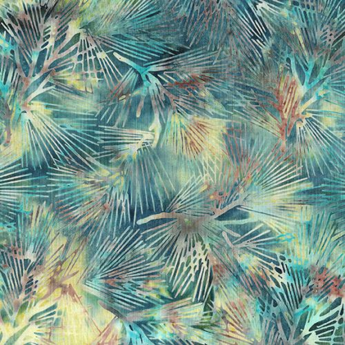 Oasis Pineneedles Blue Chambray