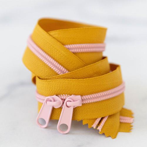 30" Zipper - Ochre from Moda