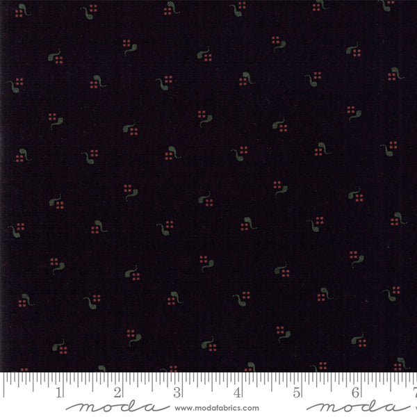 On Meadowlark Pond Black Tiny Dots