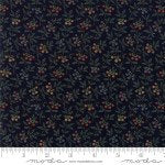 On Meadowlark Pond Navy Small Scrolling Flowers
