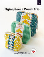 Flying Geese Pouch Trio Sewing Pattern | Minki Kim