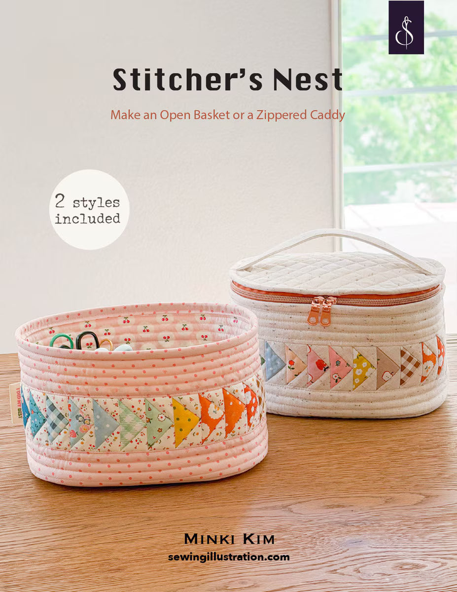 Stitcher's Nest Sewing Room Organizer Pattern | Minki Kim