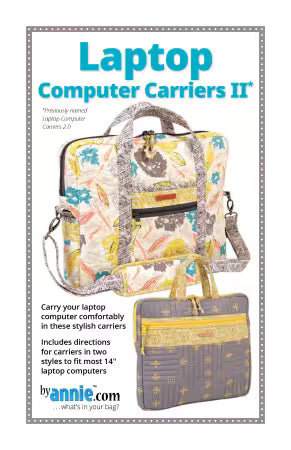 Laptop Computer Carriers II Pattern - ByAnnie - PBA122-2
