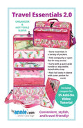 Travel Essentials 2.0 Travel & Toiletry Case Pattern | ByAnnie