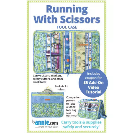 Running with Scissors Sewing Tool Organizer Pattern | ByAnnie