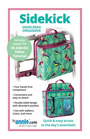 Sidekick Saddlebag Organizer Sewing Pattern | ByAnnie
