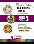 Point of View Folded Star Topper Interfacing Templates (3 pk)
