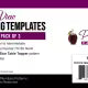 Point of View Folded Star Topper Interfacing Templates (3 pk)