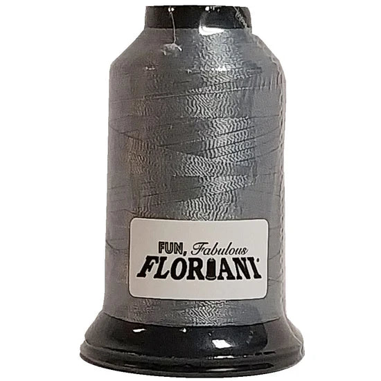 Floriani Embroidery Thread Gray | #PF0485