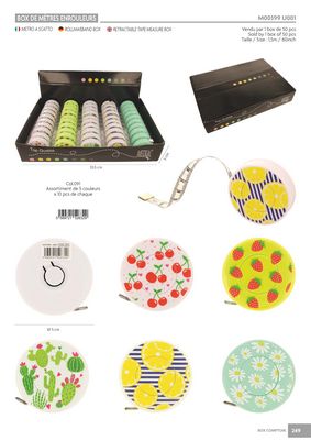 Fruit Tape Measure - Assorted