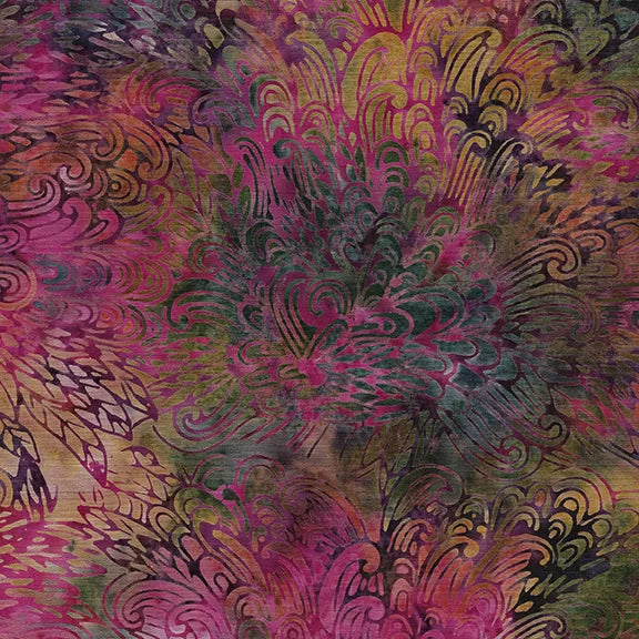 Paisley Feather Beaujolais