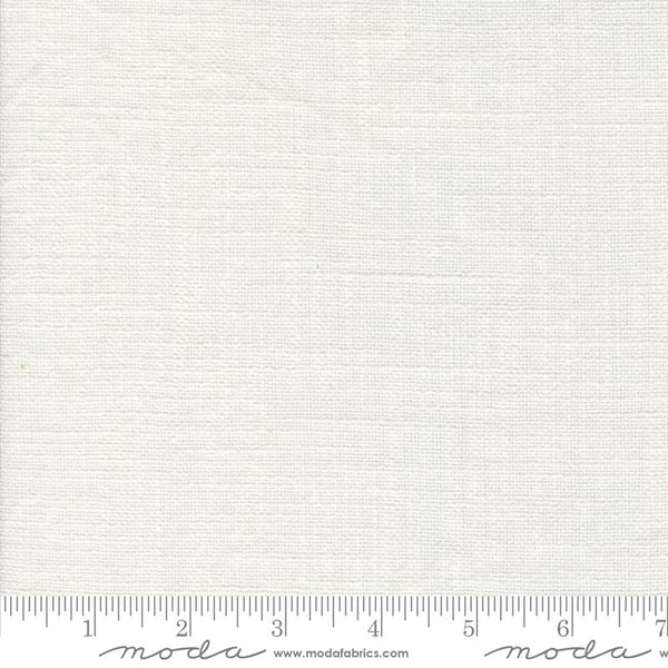 Panache Slub Solid White